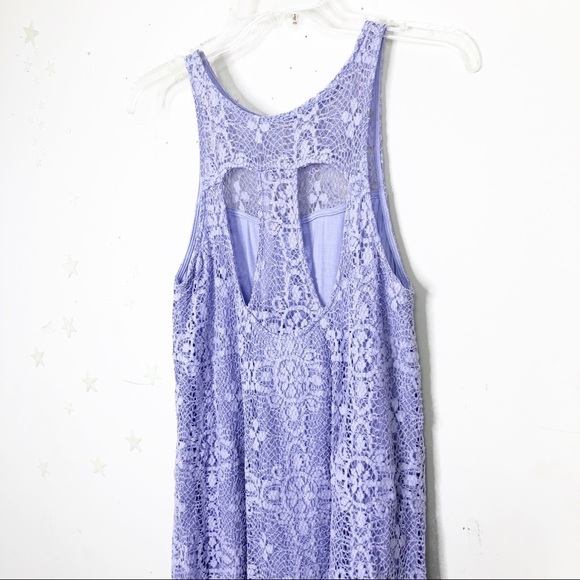 𝅺FREE People Small Lilac lace mini Dress - Picture 13 of 14